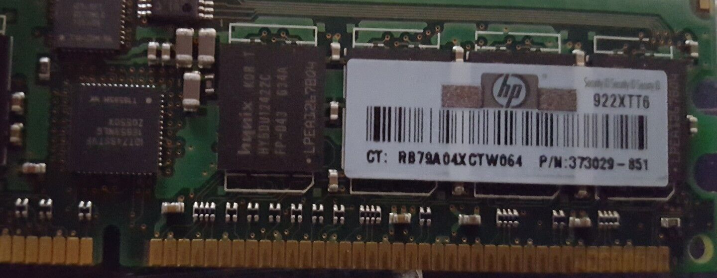HP 373029-851 1GB Hynix HYMD512G726CFP4Q-D43 PC3200R ECC server memory OEM