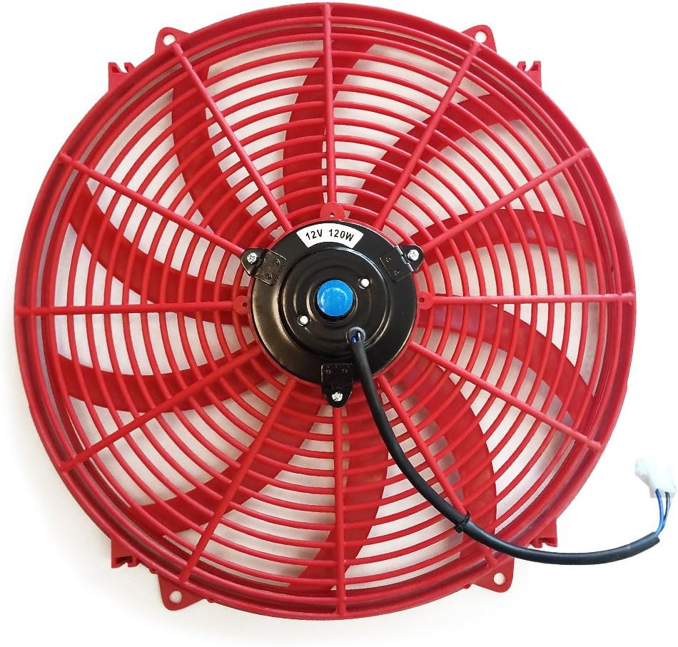 Universal High Performance 12V Slim Electric Cooling Radiator Fan with Fan Mount