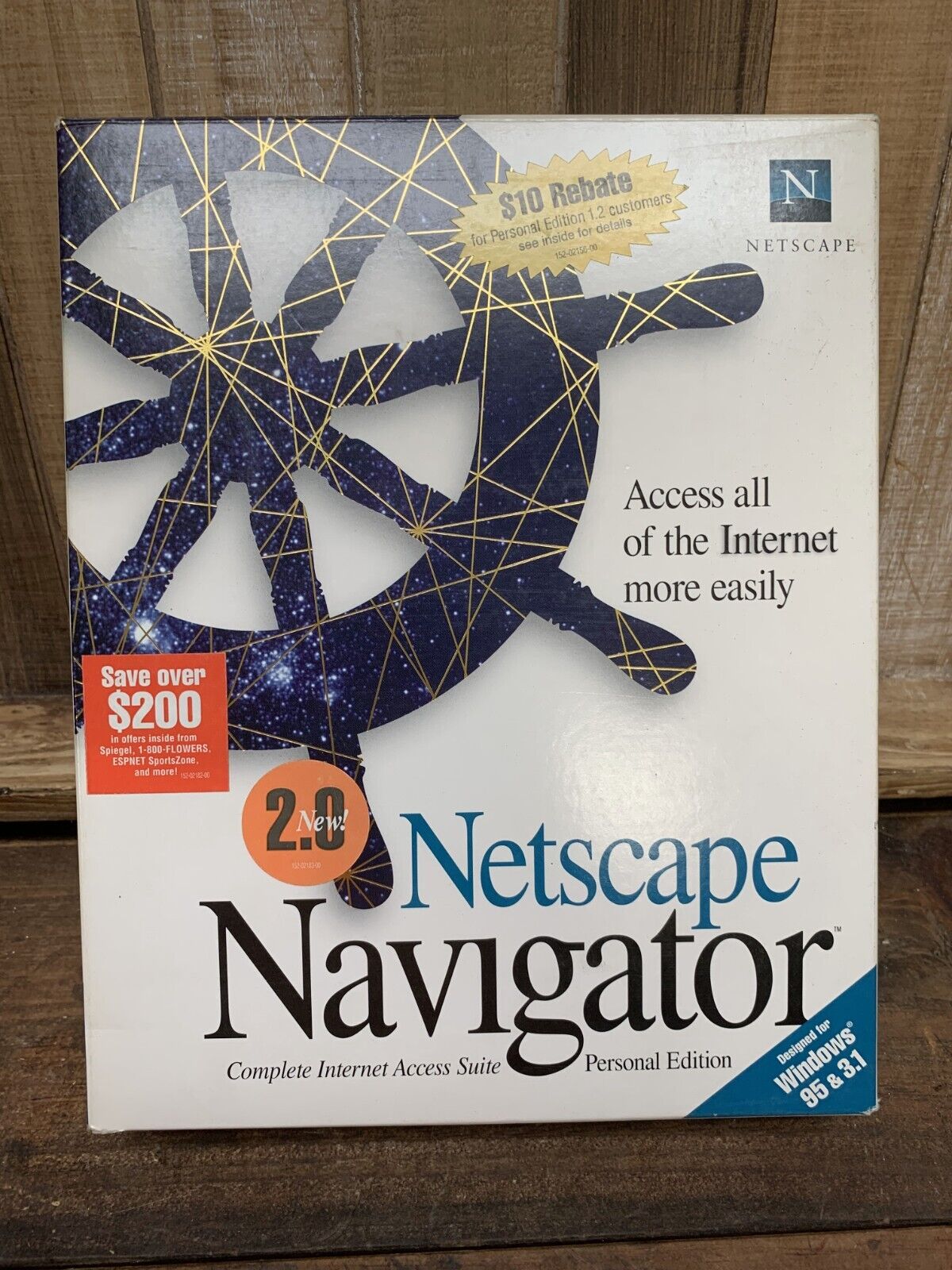 Netscape Navigator Personal Edition Complete Internet Suite for Windows 95 & 3.1