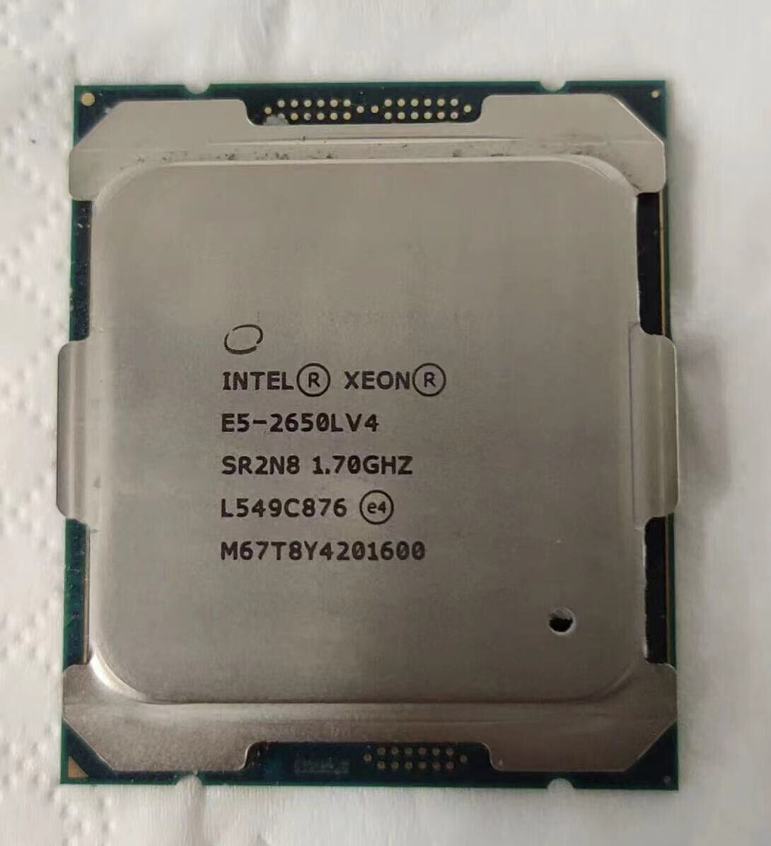 Intel Xeon E5 2650L V4 LGA 2011-3 14 Core 35MB 65W 1.7GHz SR2N8 CPU processor