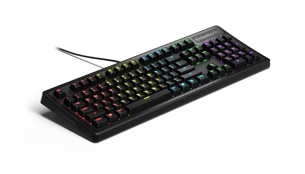 SteelSeries Apex 150 RGB Gaming Keyboard Splash Resistant Prism Lighting Espanol