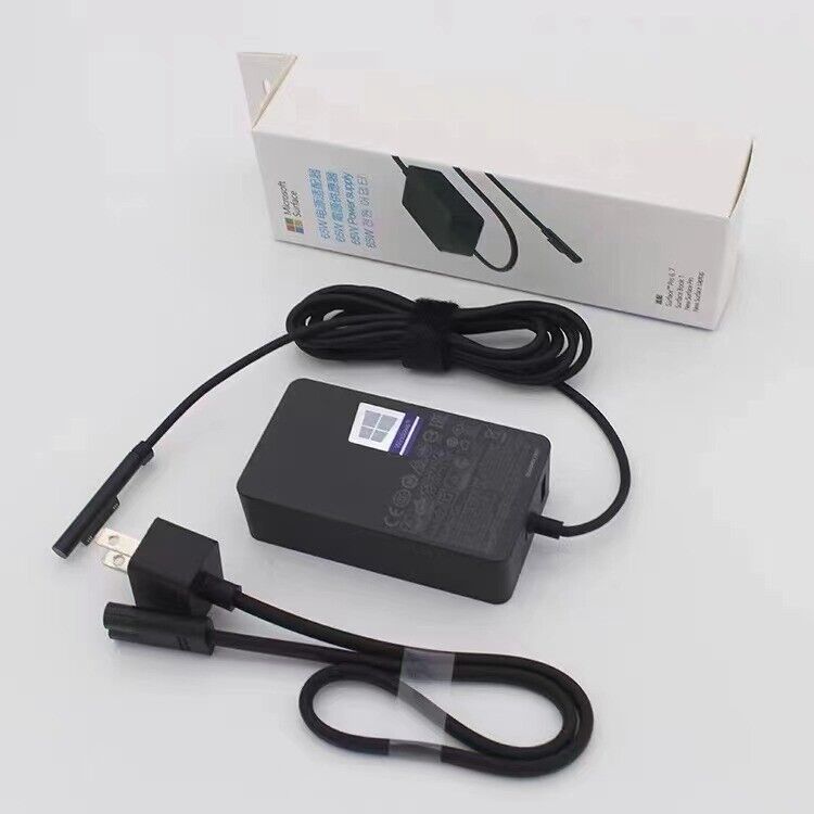 GENUINE 65W Microsoft Surface Pro Book 3/4/5/6/7/8/9/X Adapter Charger 1706 1800