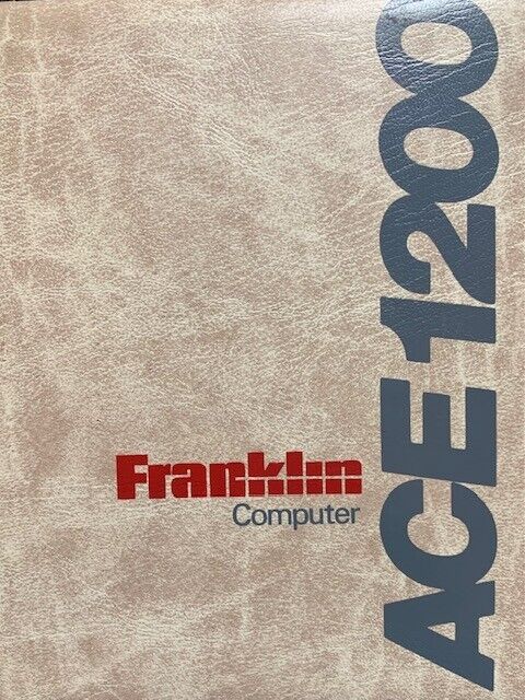 Rare Franklin ACE 1200 User Manual  - Copyright 1983