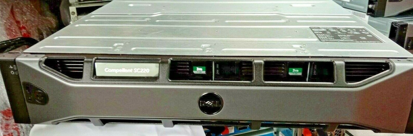 Dell EMC SCv 3020 storage with 6 x 1.92 Tb SSD Sata/2 power supplies