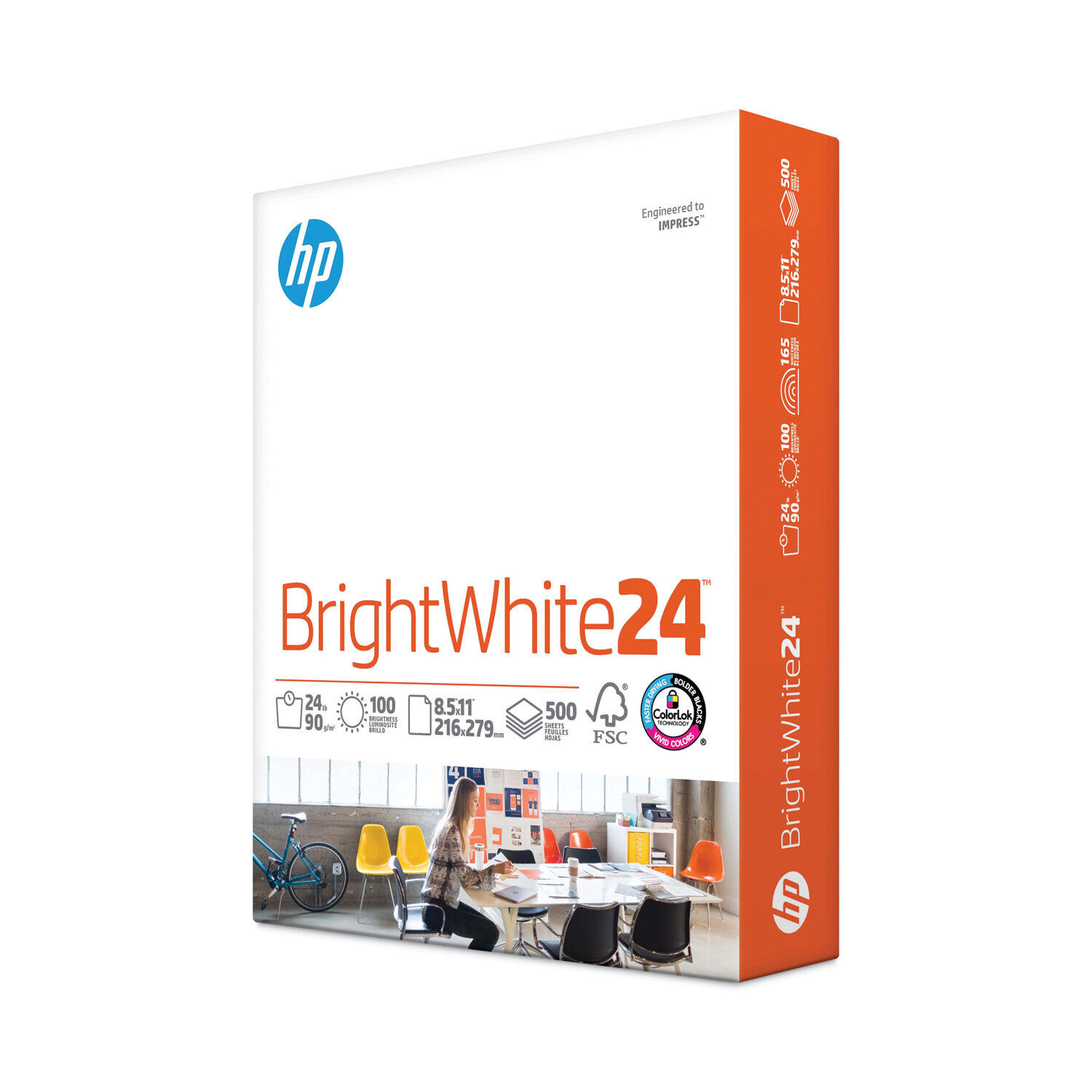 HP 20300-0 Printer Paper Bright White 24lb 8.5