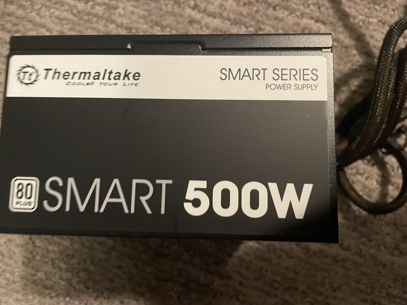 Thermaltake Smart Series 500W 80+ White Certified PSU, Cont Pwr, 120mm ATX 12V