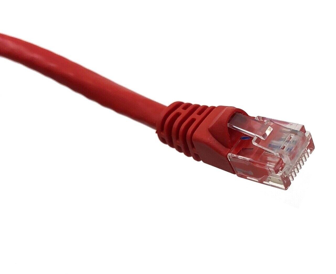 50 PACK LOT 30FT CAT6 Ethernet Patch Cable Red RJ45 550Mhz UTP 9M