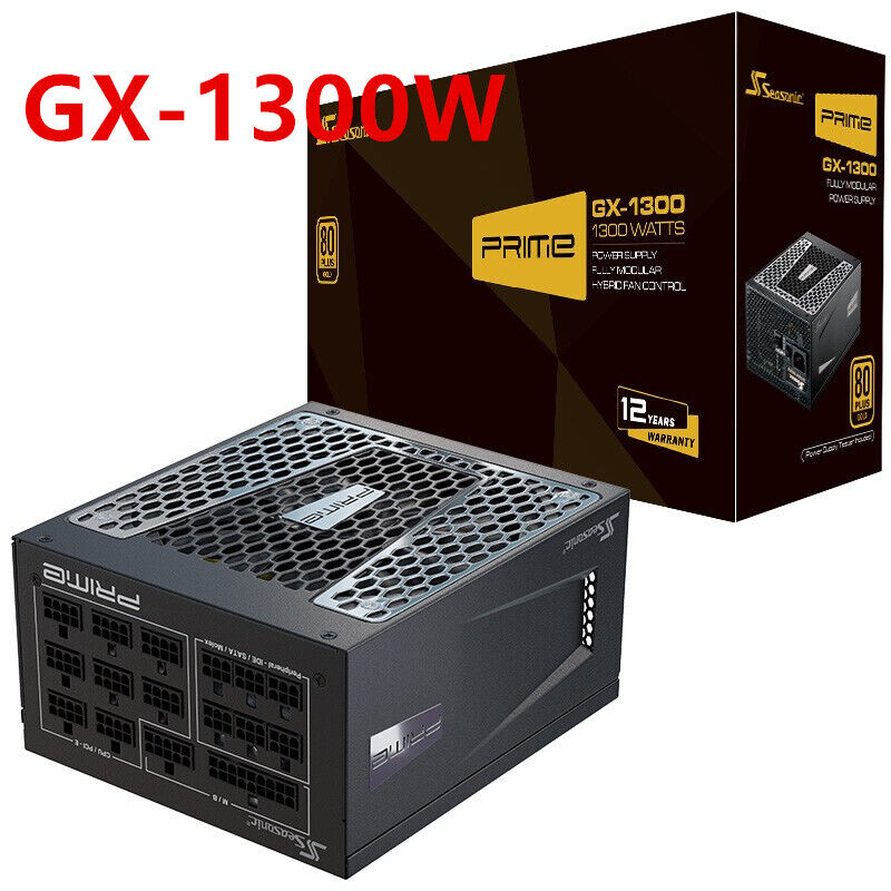 Seasonic Prime GX-1300 Full Modular 1300W 80+ Gold Silent 1300W Switching PSU