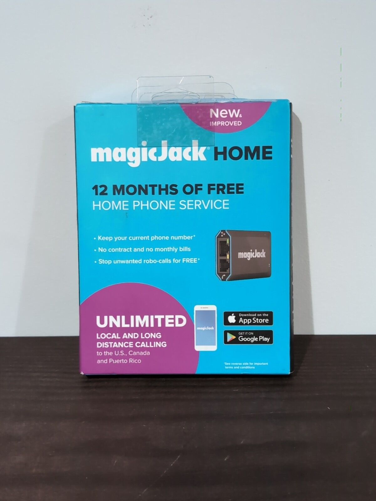 MagicJack - HOME VoIP Telephone Adapter - Black