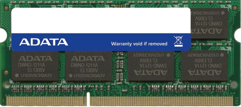 ADATA ADDS1600W4G11-S memory module 4 GB 1 x 4 GB DDR3 1600 MHz (ADDS1600W4G11-S