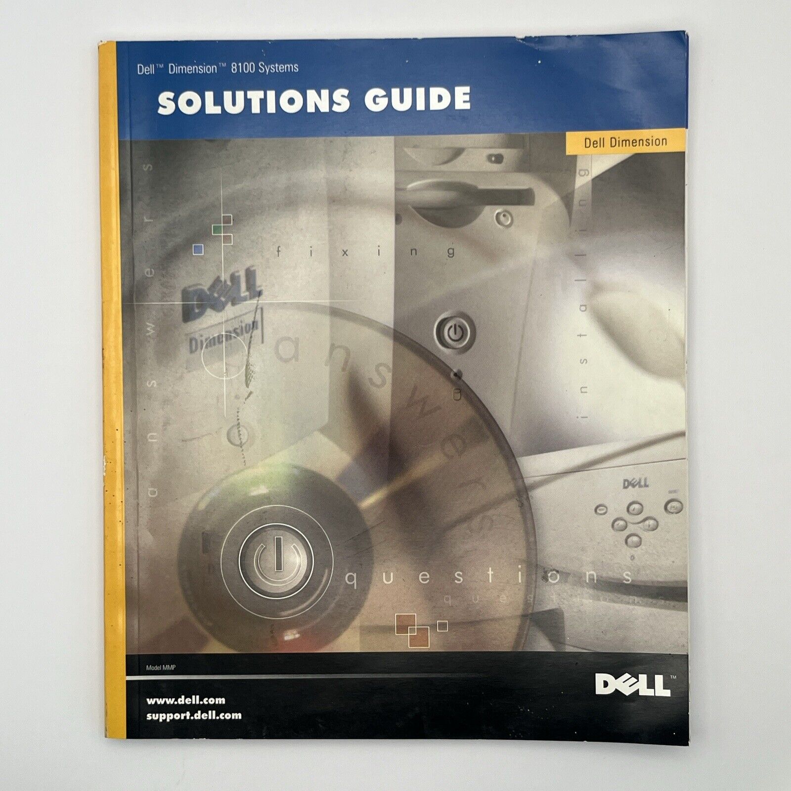 Dell Dimension 8100 Systems Solutions Guide Vintage May 2001 English 90 Pages