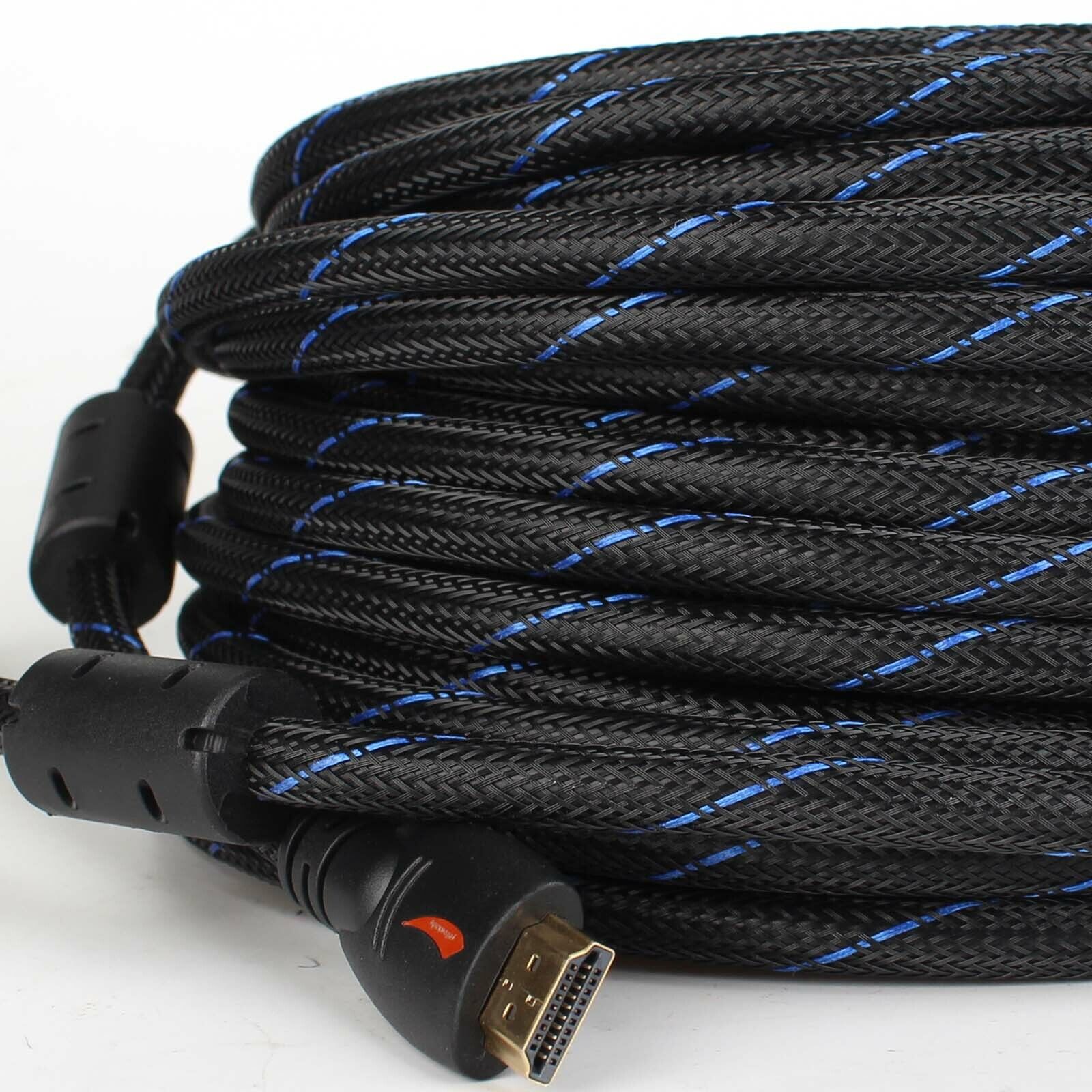 Premium 50FT HDMI to HDMI Cable Lead with Etherent FULL 3D HD, PS3 XBOX 360, PS4