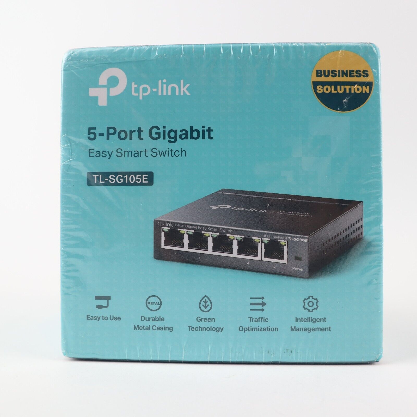 TP-Link 5-Port 10/100/1000Mbps Gigabit Easy Smart Switch (TL-SG105E) 