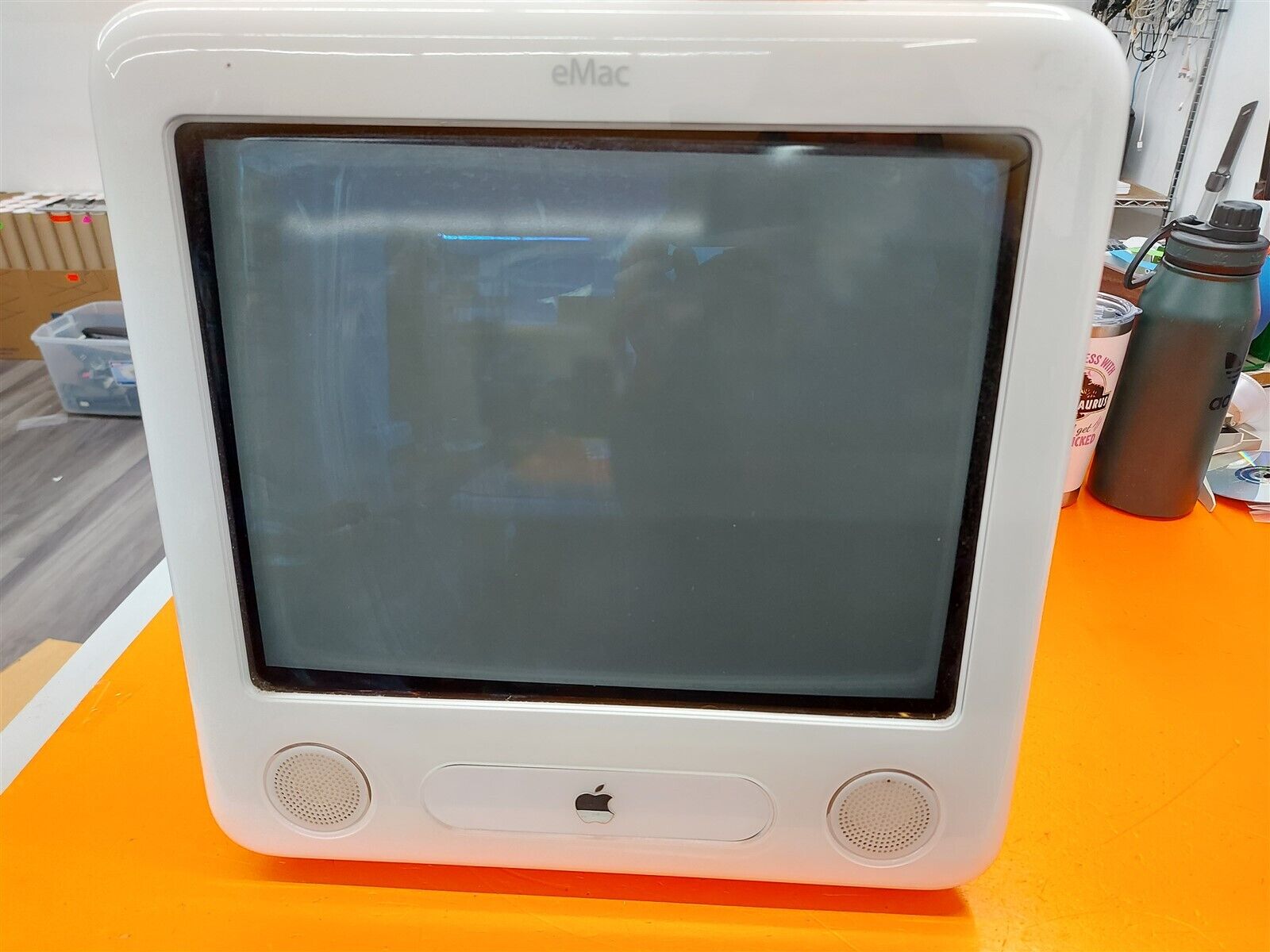 ⭐⭐⭐⭐⭐ Vintage Apple eMac A1002 All in One Desktop Power PC Computer