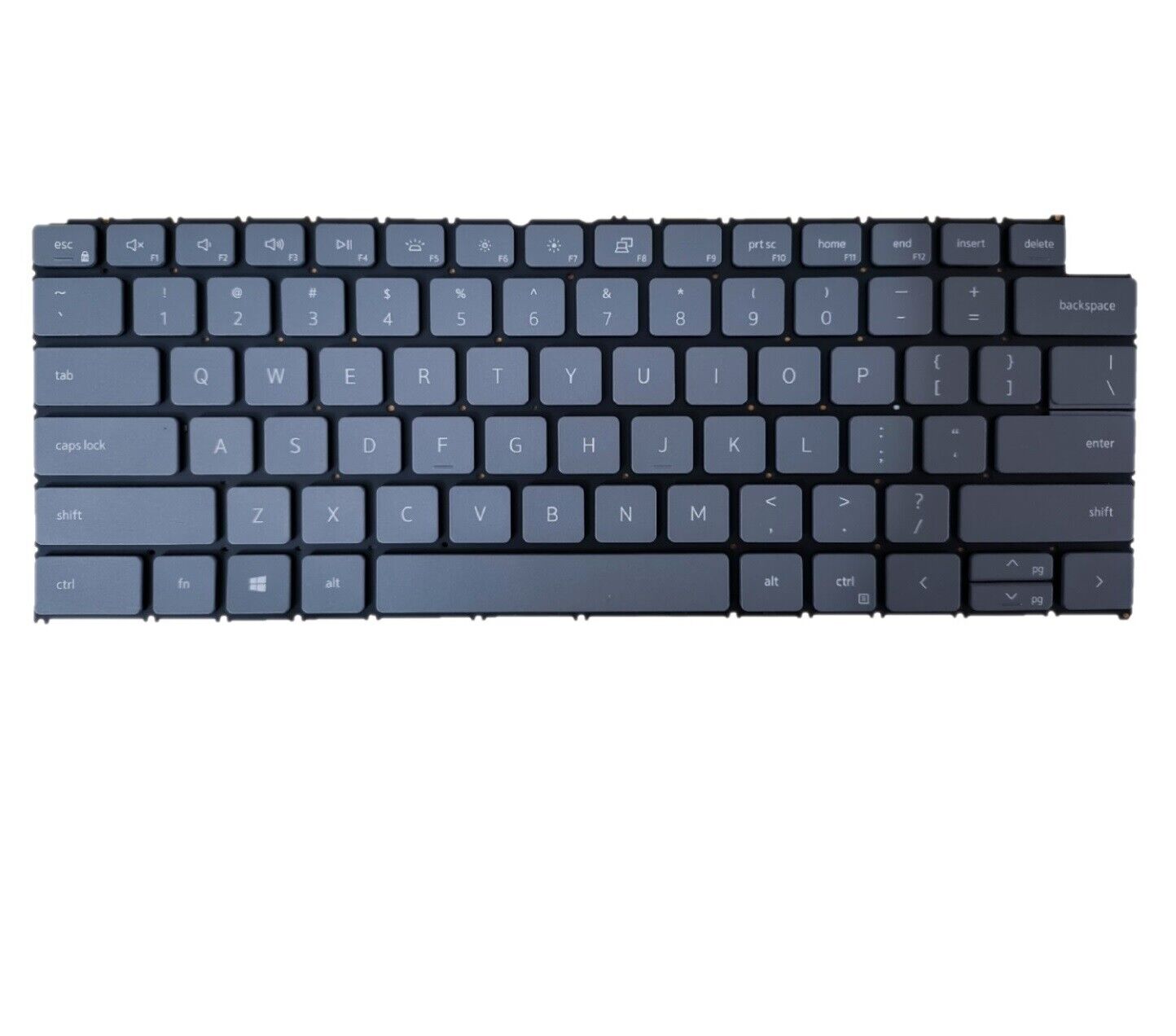 New for Dell Inspiron 14 7430 2-in-1 US Backlit Gray Keyboard