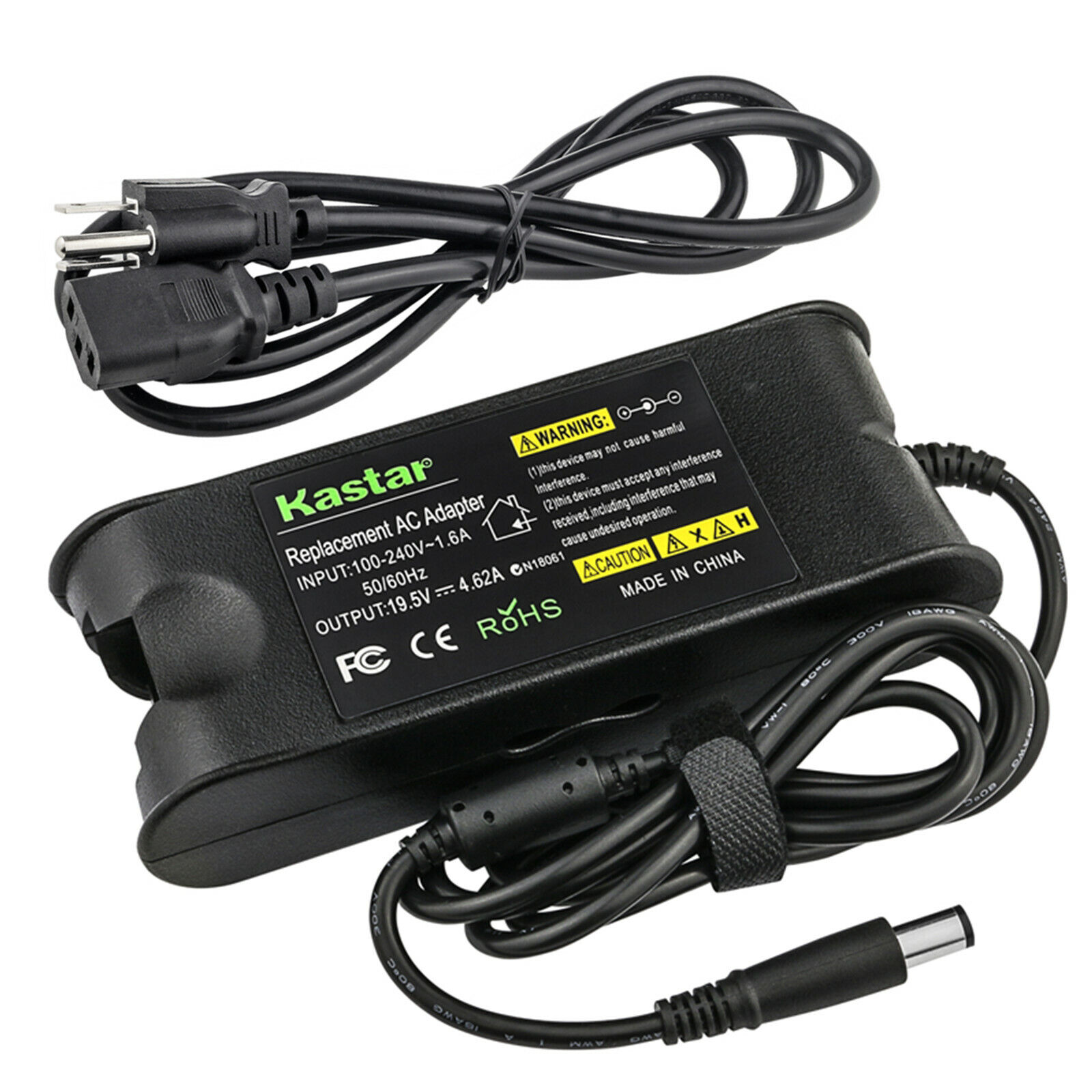 Kastar 90W AC Adapter for Dell 7W104 9T215 PA-10 PA10 PA-1900-02D Power Charger