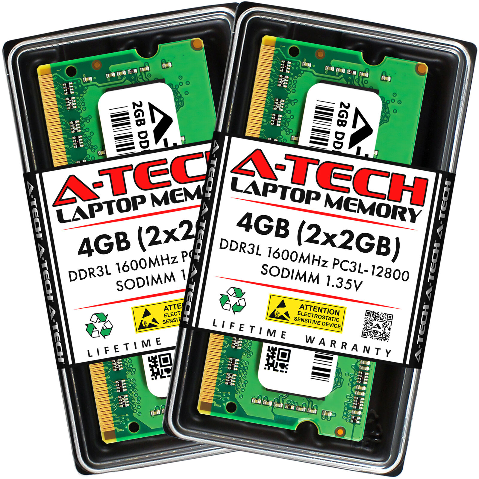 4GB 2x2GB PC3L-12800S ASUS A Series A45A A55A A45VD A45VM A45VS A55VD Memory RAM