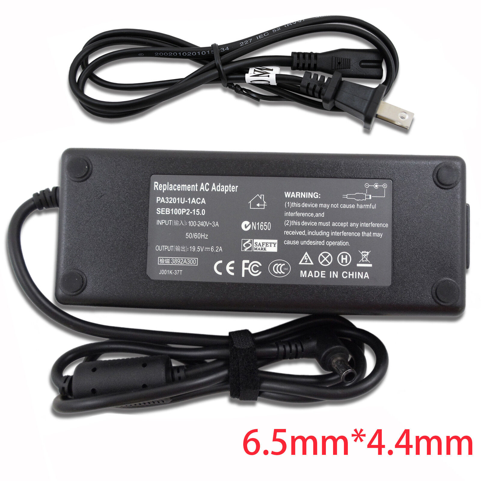 19.5V 120W AC Power Adapter Charger for Sony Bravia KDL-50W807B KDL-50W700B Cord