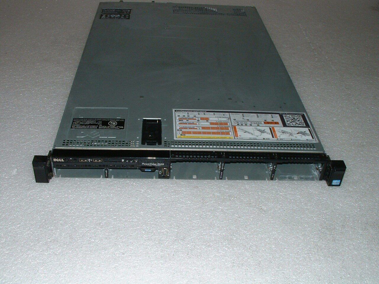 Dell Poweredge R620 8-Bay 2x E5-2690  2.9ghz 16-Cores / 64gb /  H710 / 2x Trays