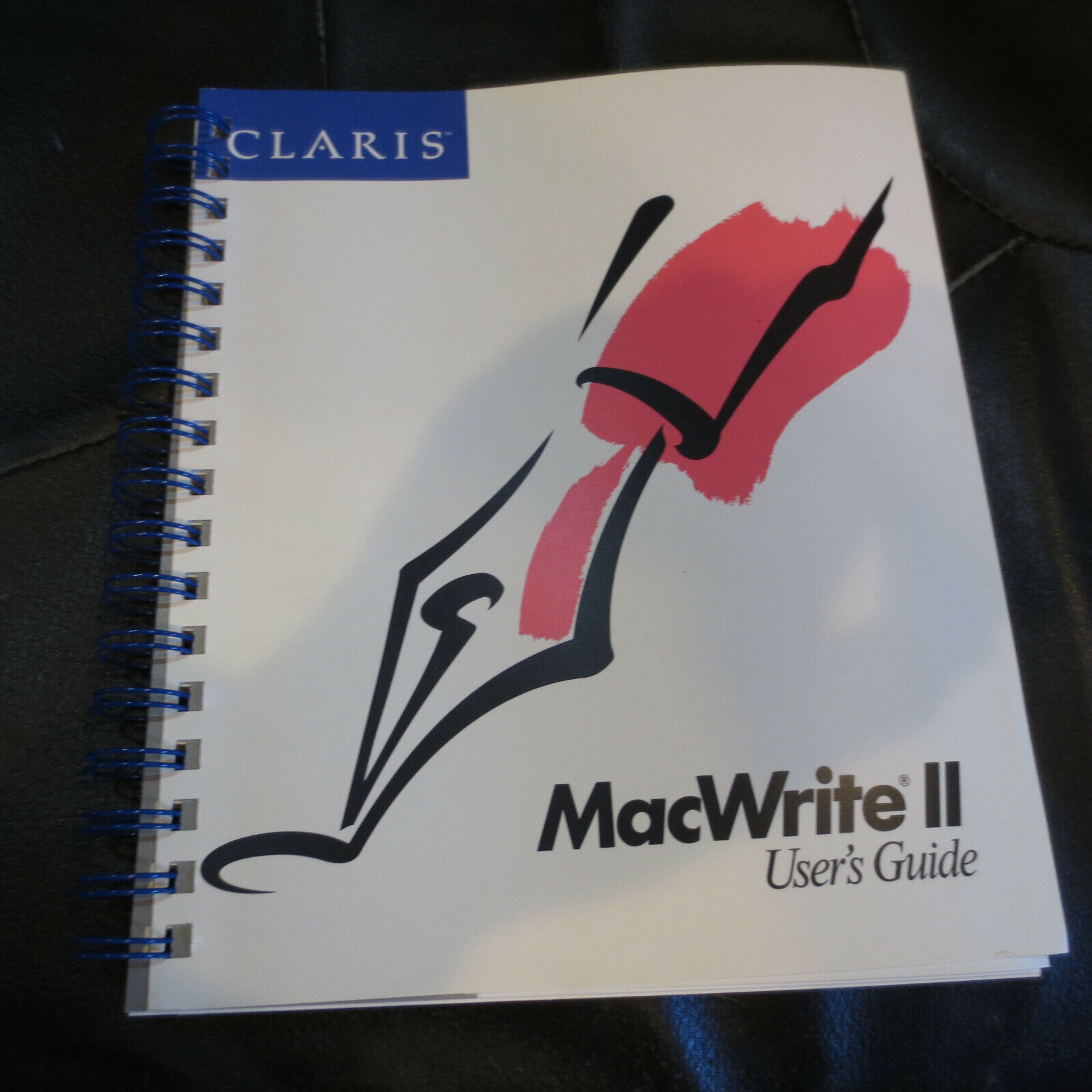 Vintage Apple Macintosh Claris MacWrite II User's Guide - 1989
