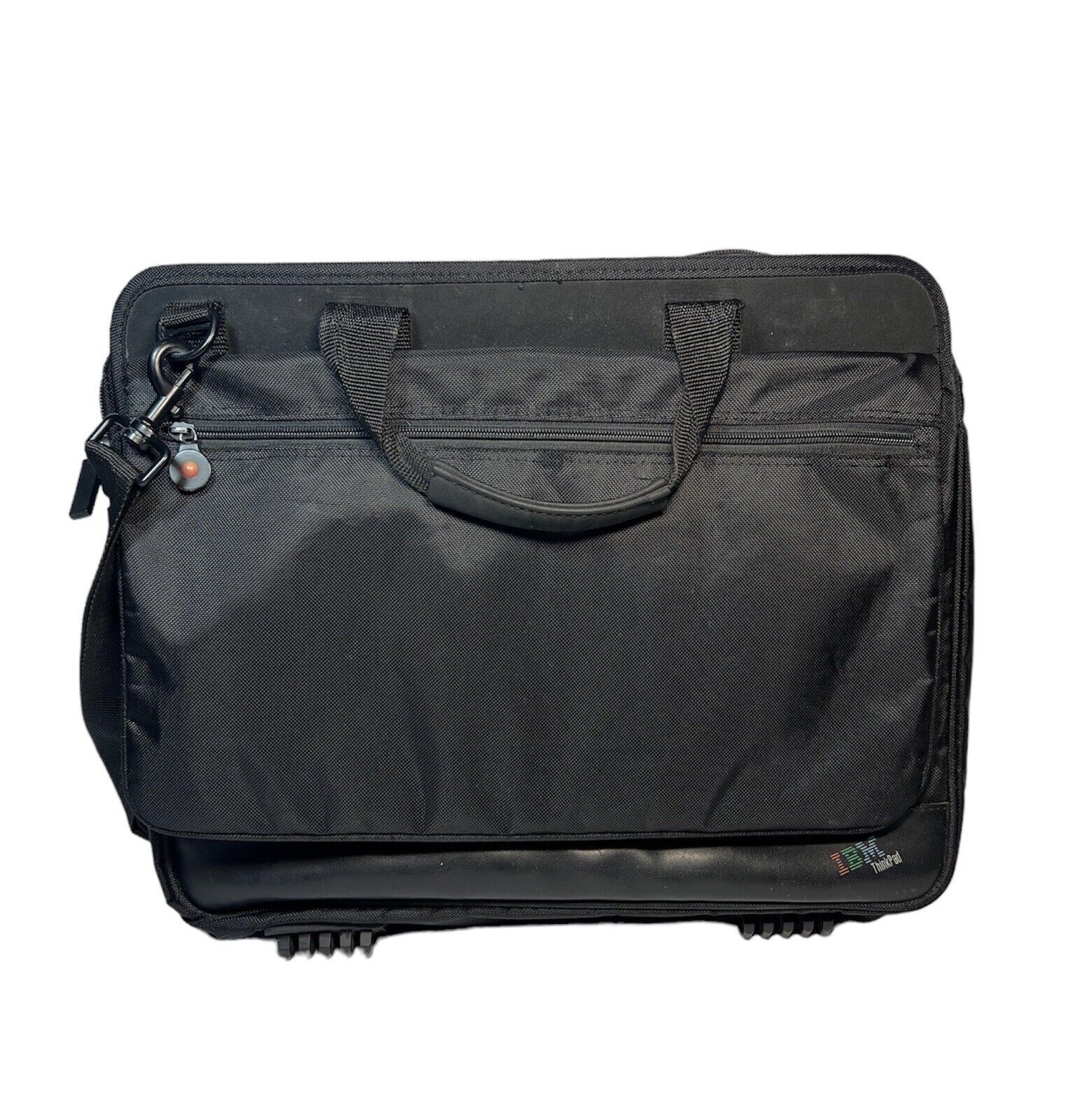 Vintage IBM Thinkpad Black Messenger Bag Padded Laptop Carrying Case Work Travel