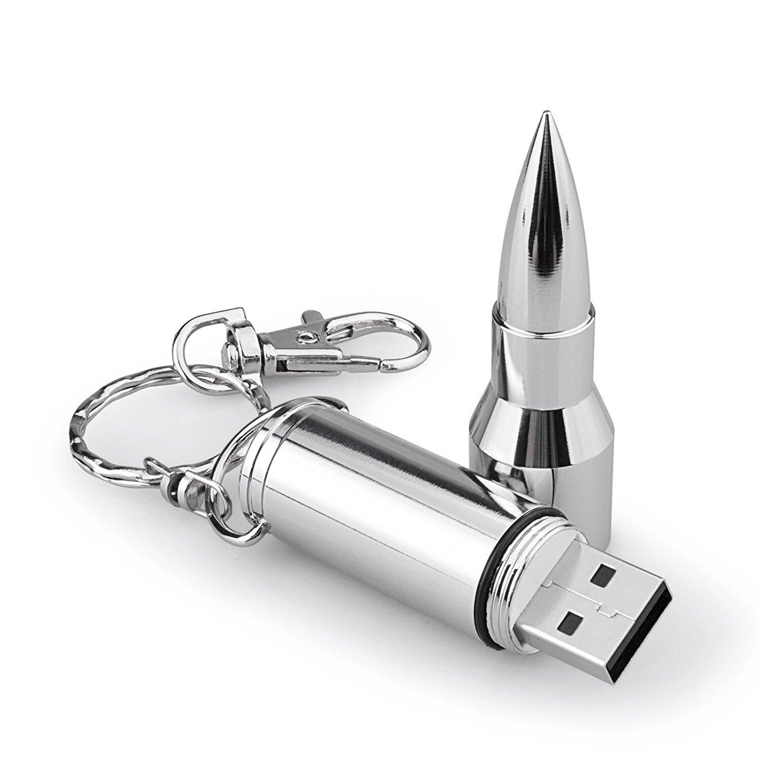 32GB Silver Bullet Model USB2.0 Flash Drive U Disk Pen Drive Memory Stick Gift