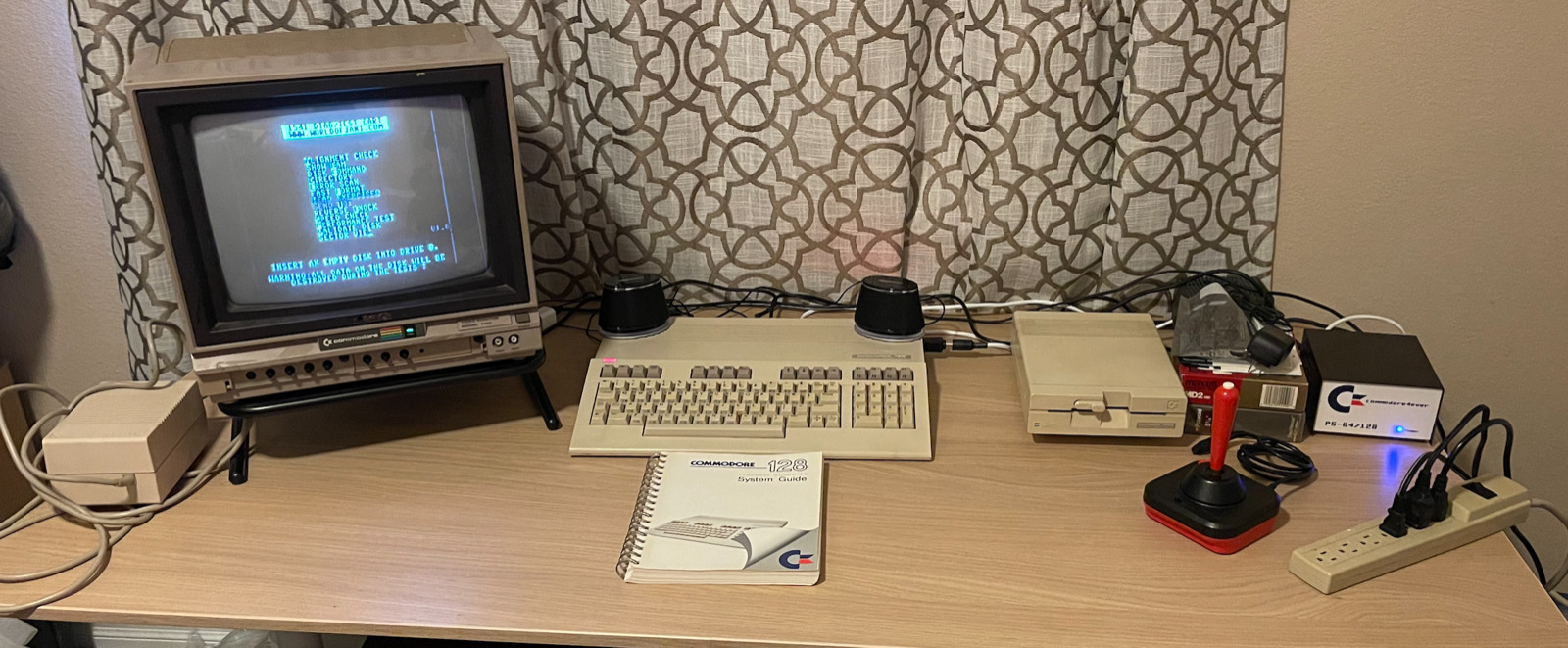 Commodore 128 with Disk Drive Monitor Drive Emulator More Local Orlando Pickup