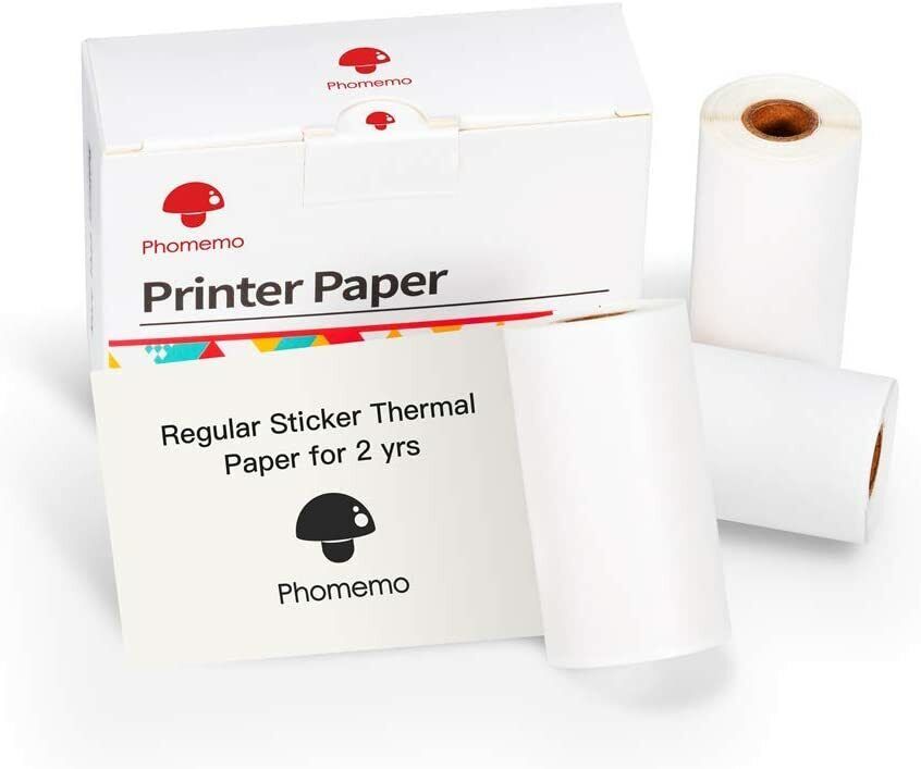 Phomemo Self-Adhesive Thermal Paper Printable Sticker for M02/M02 Pro/M02S/M03