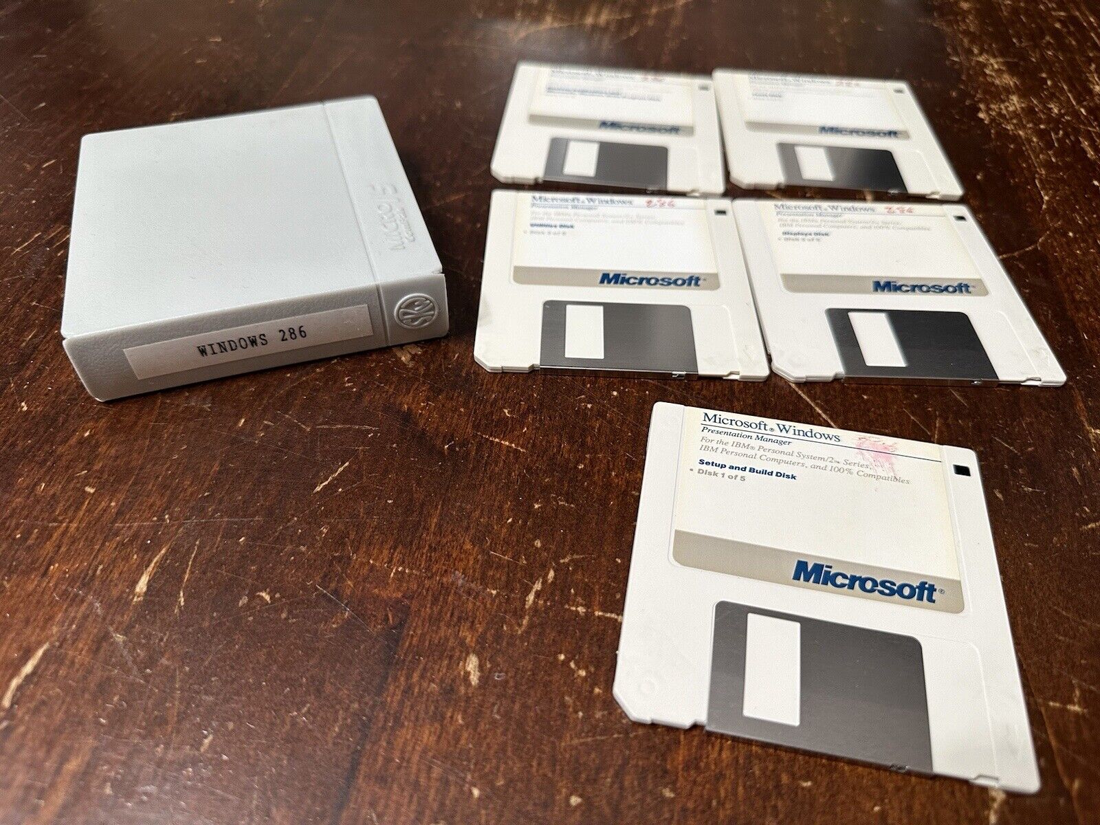 Microsoft Windows 286 3.5” Floppy Disks