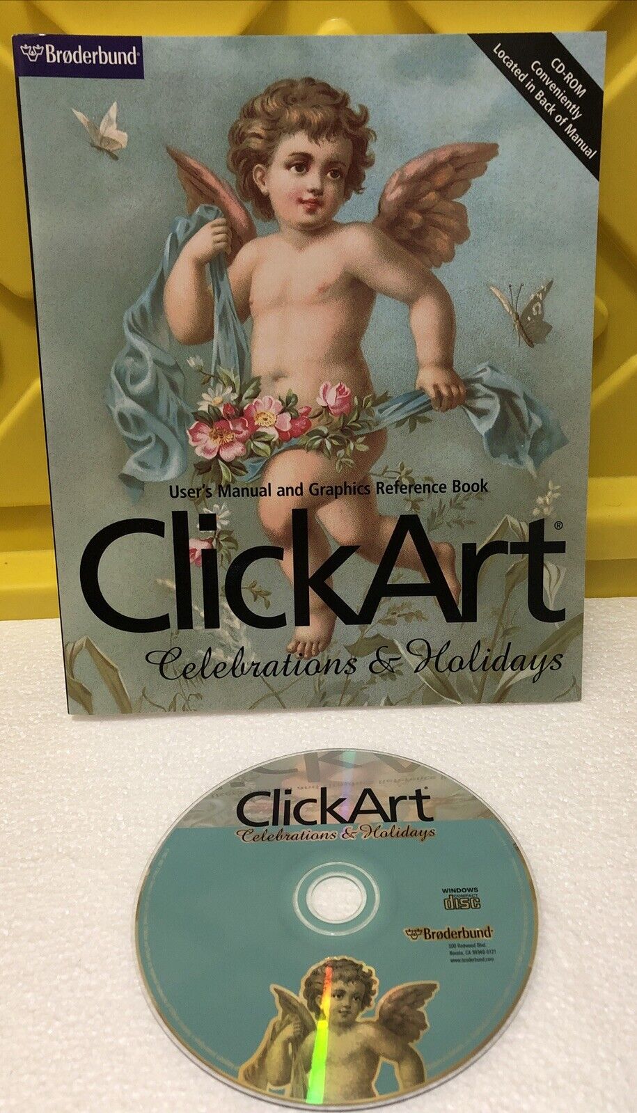 Broderbund Clickart Celebrations and Holidays Computer Software And User Manual
