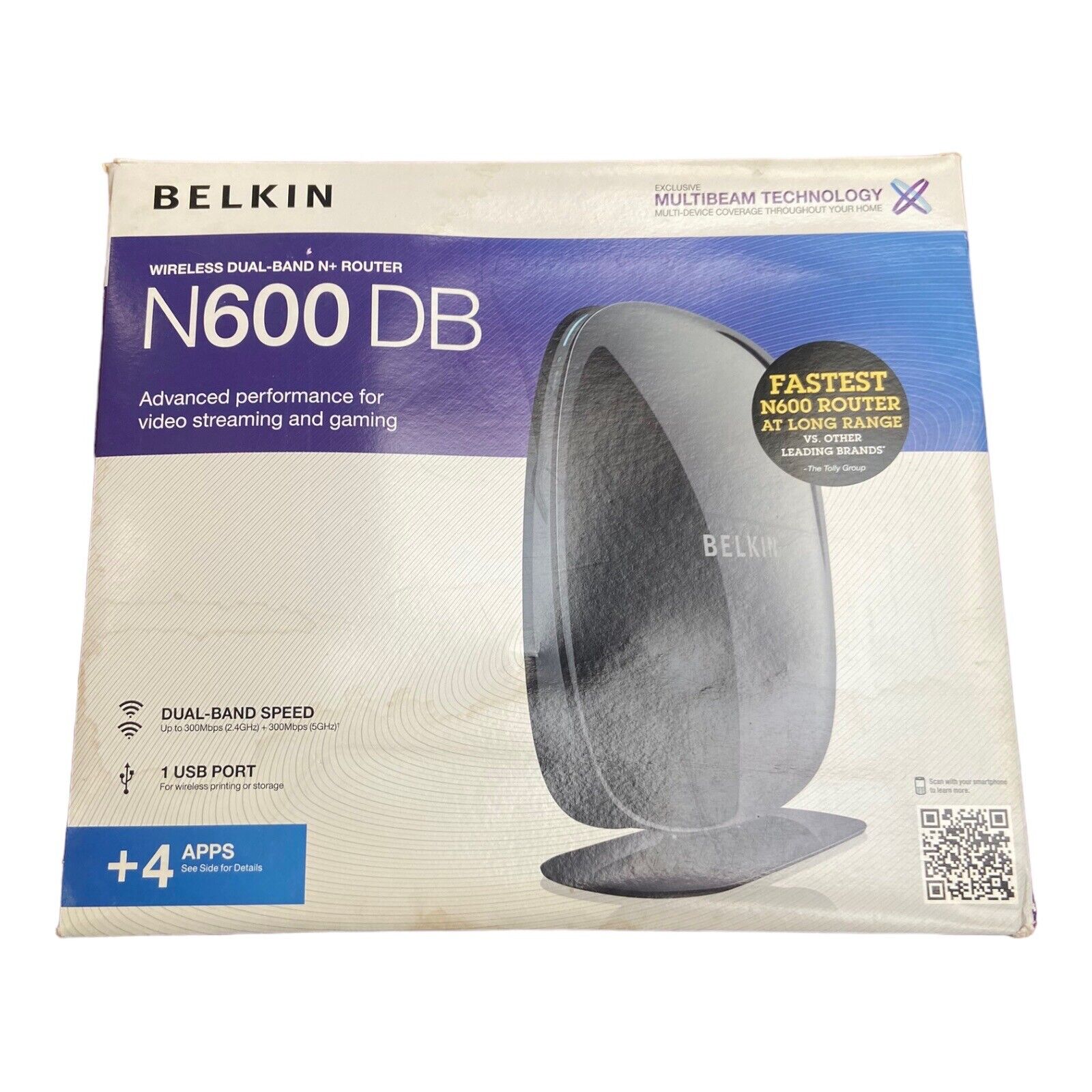 Belkin N600 300 Mbps Wireless N Router (F9K1102)