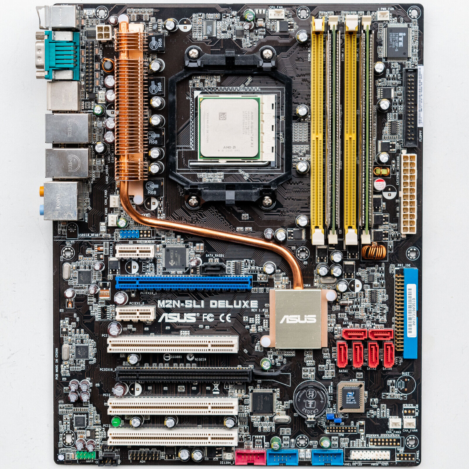 Asus M2N-SLI Deluxe AMD AM2+ Motherboard ATX DDR2 Athlon 64 Windows XP Retro