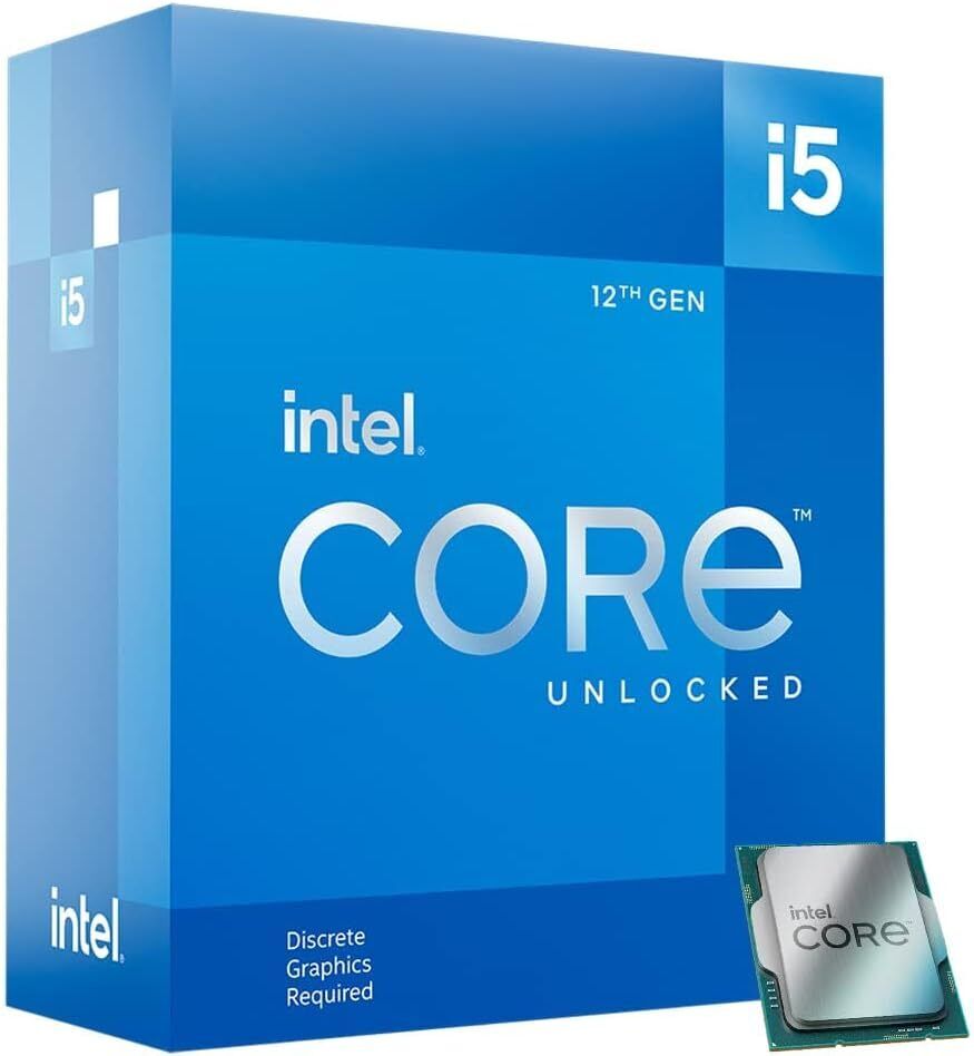 Intel Core i5-12600KF Desktop Processor 10 (6P+4E) Cores up to 4.9 GHz Unlocked