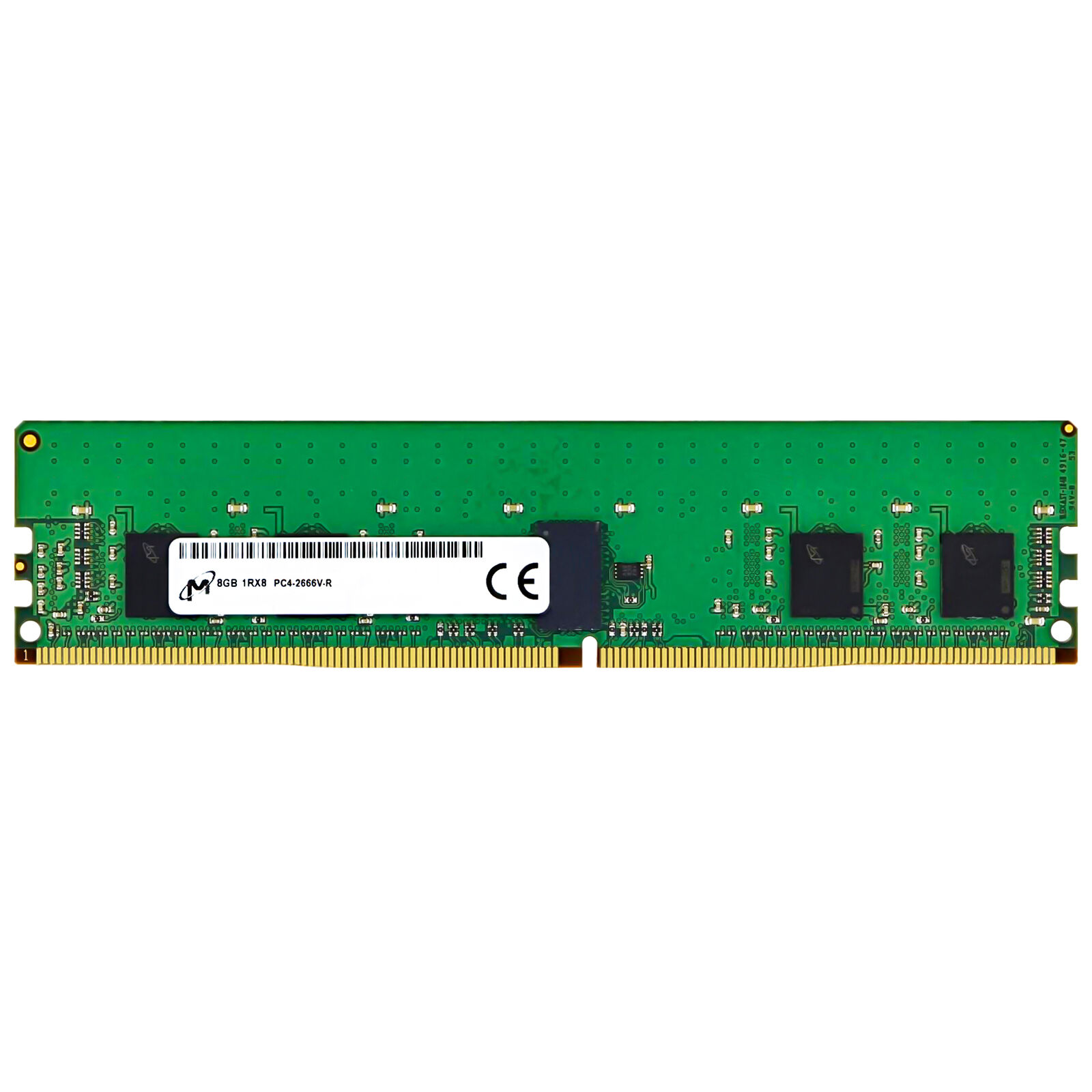 Micron 8GB 1Rx8 PC4-2666V RDIMM DDR4-21300 MTA9ASF1G72PZ-2G6D1 Server Memory RAM