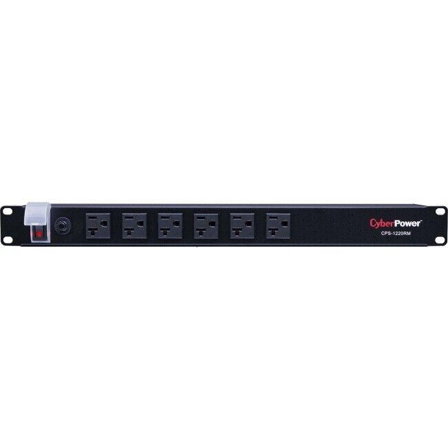 CyberPower 12-Outlet (6 Front, 6 Rear) Rackmount PDU w/ 100 ? 125 V 20A Output