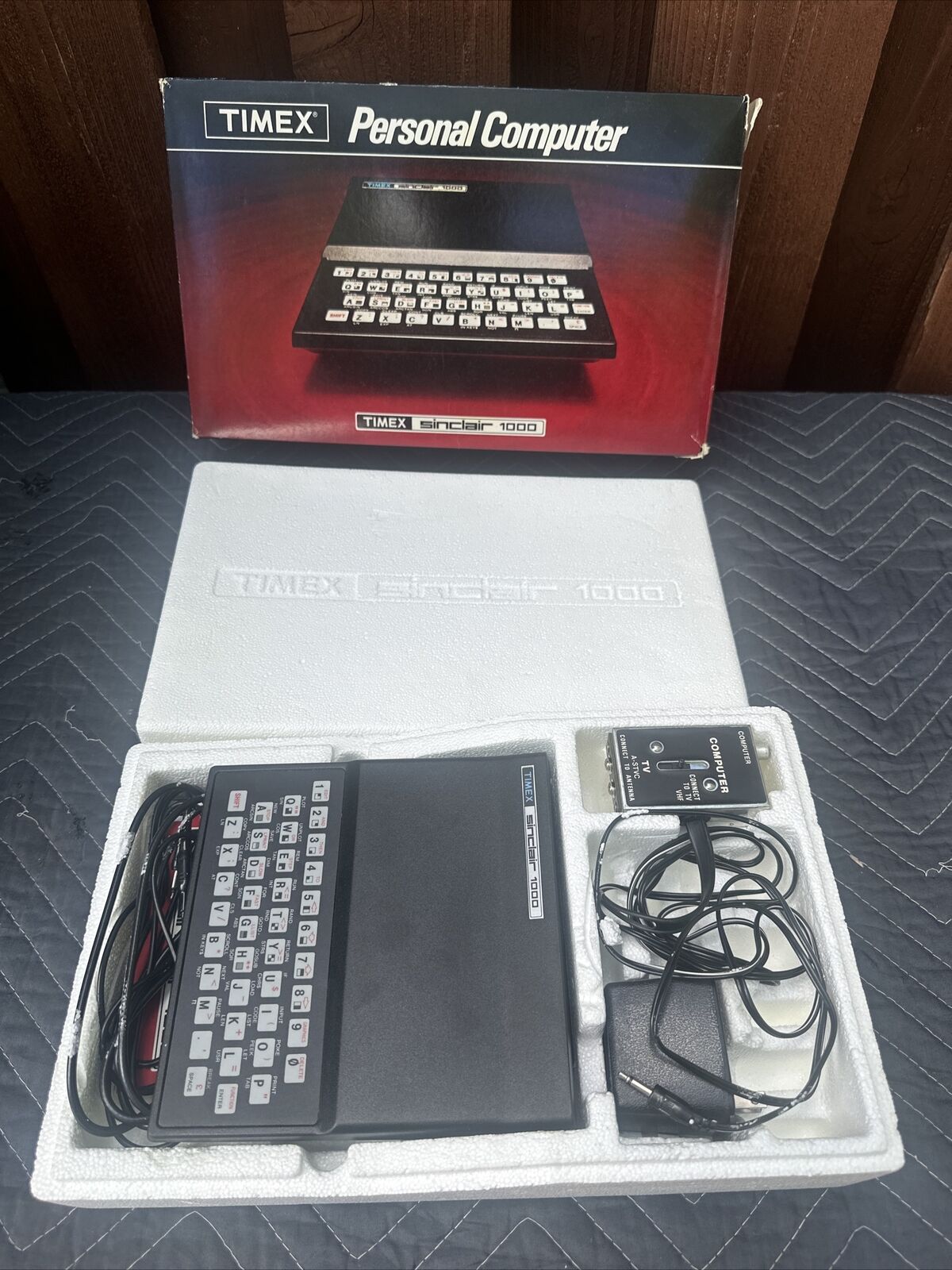 VINTAGE TIMEX SINCLAIR 1000 PERSONAL COMPUTER IN ORIGINAL BOX - UNTested