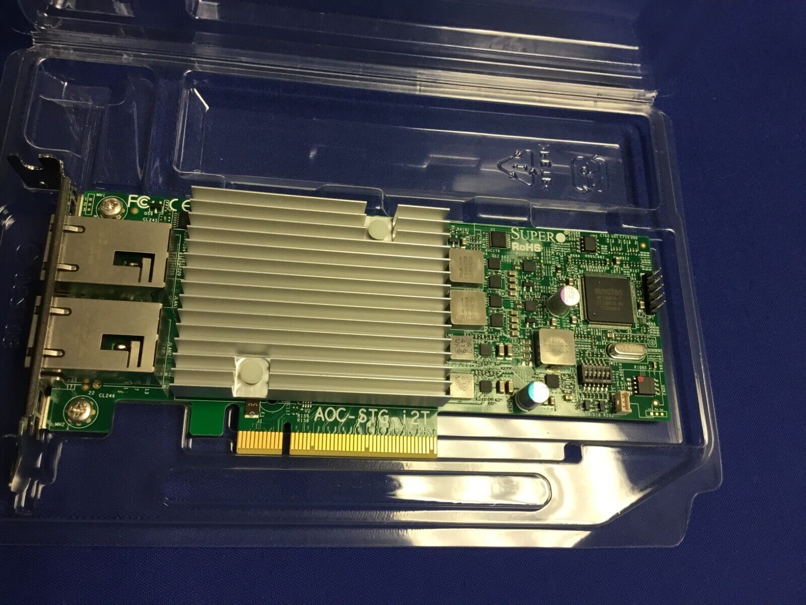 AOC-STG-I2T SuperMicro X540-AT2 2-port 10GbE RJ45 Standard Adapter Revision 2.0