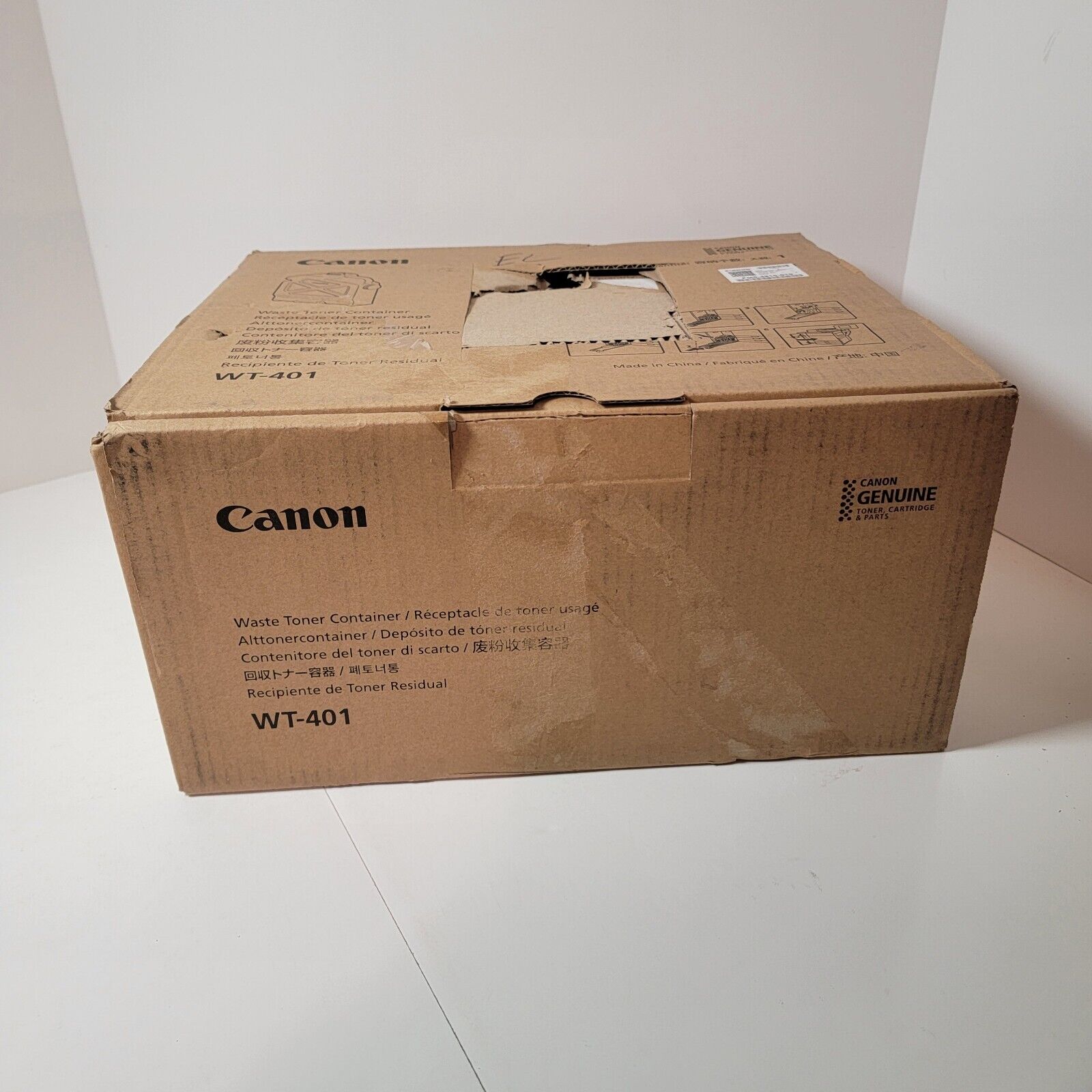 Genuine CANON WT-401 Waste Toner Container Unused Cat#JK