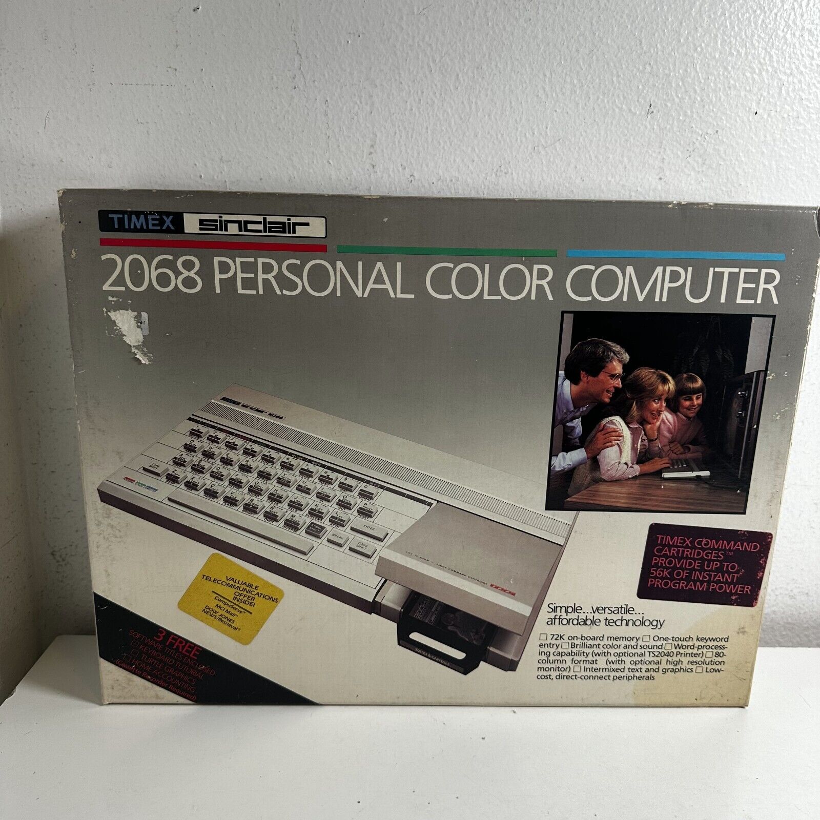 Timex Sinclair 2068 Simple Versatile Affordable Personal Color Computer With Box
