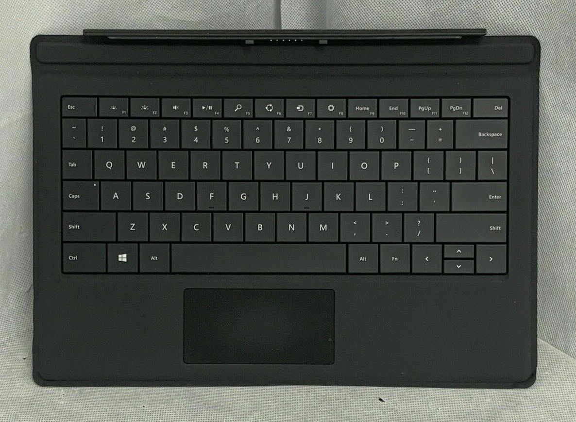 Genuine Microsoft Surface Pro 3 4 5 6 Black Type Cover Keyboard (1644/1709)