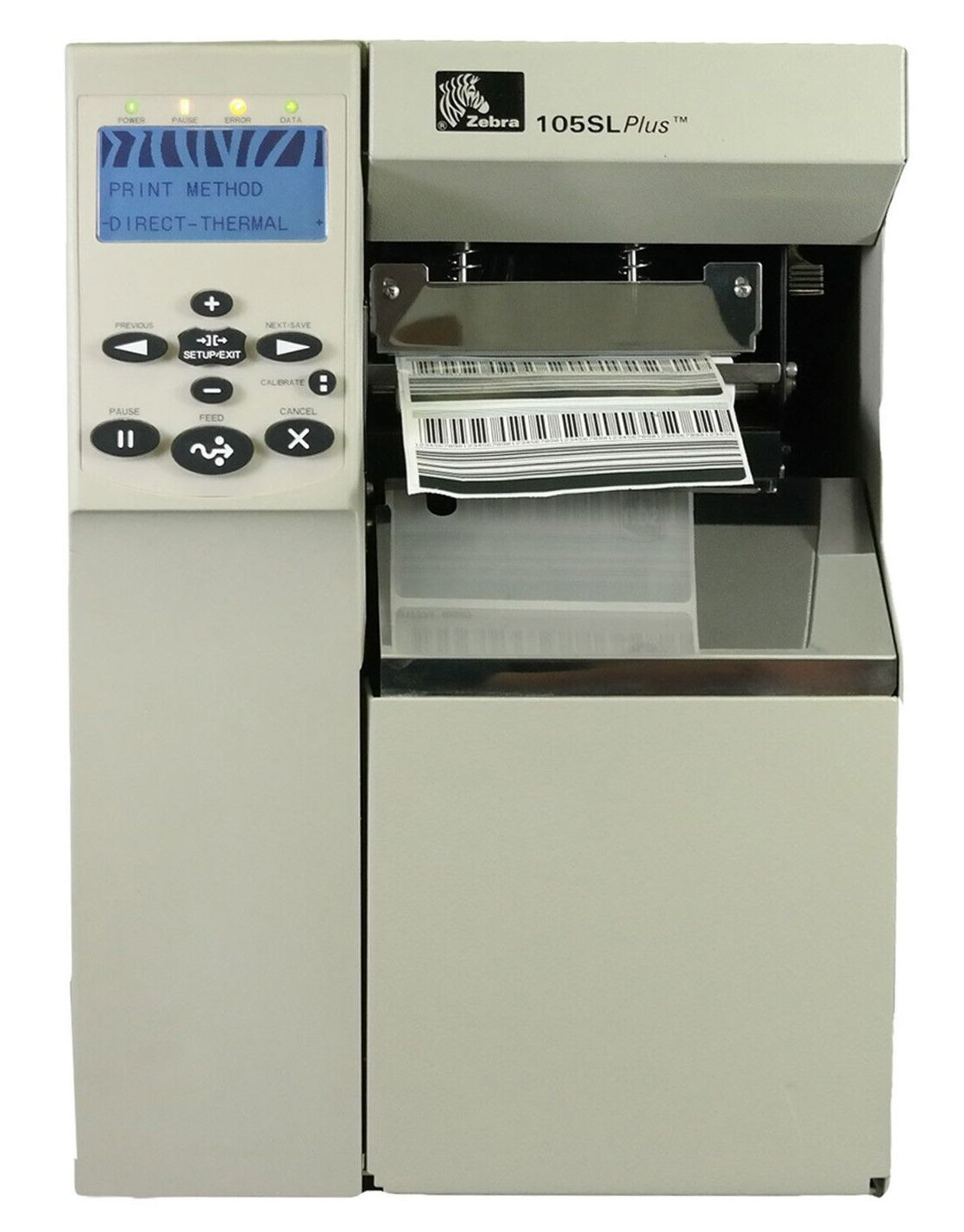 Zebra 105SL Plus Thermal Transfer Label Printer LAN USB Serial Parallel 300dpi