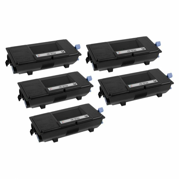 5 PACK Compatible Kyocera TK-3162 Black Toner for ECOSYS P3045dn/M3145/M3645