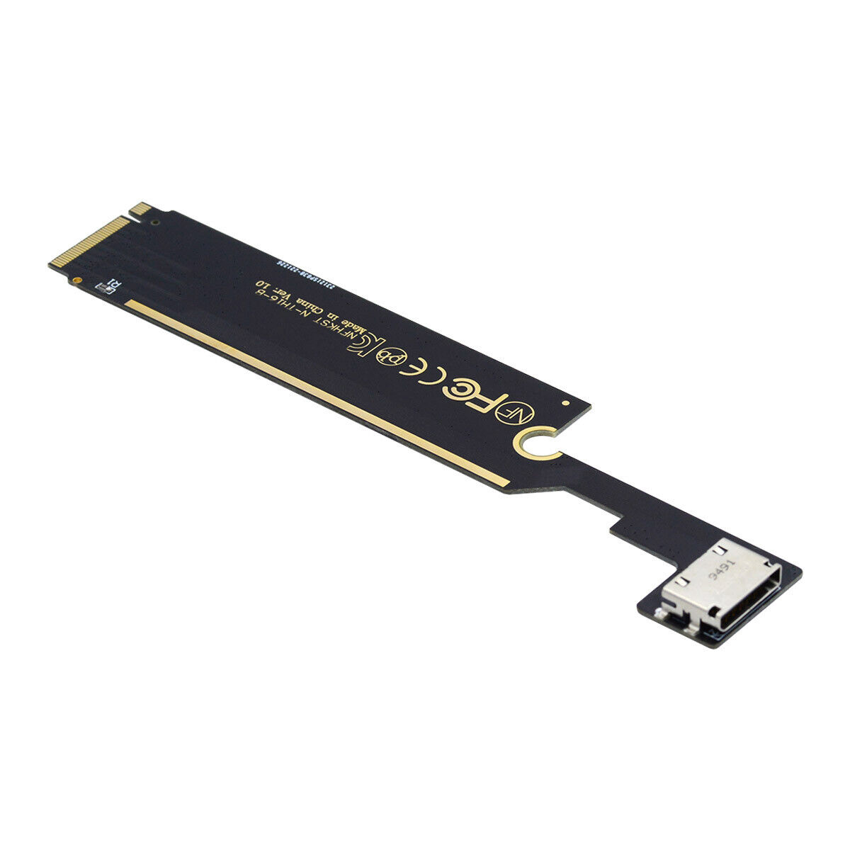 Cablecc PCI-E 3.0 M.2 M-key to Oculink SFF-8612 SFF-8611 Host Adapter PCI-E 4.0