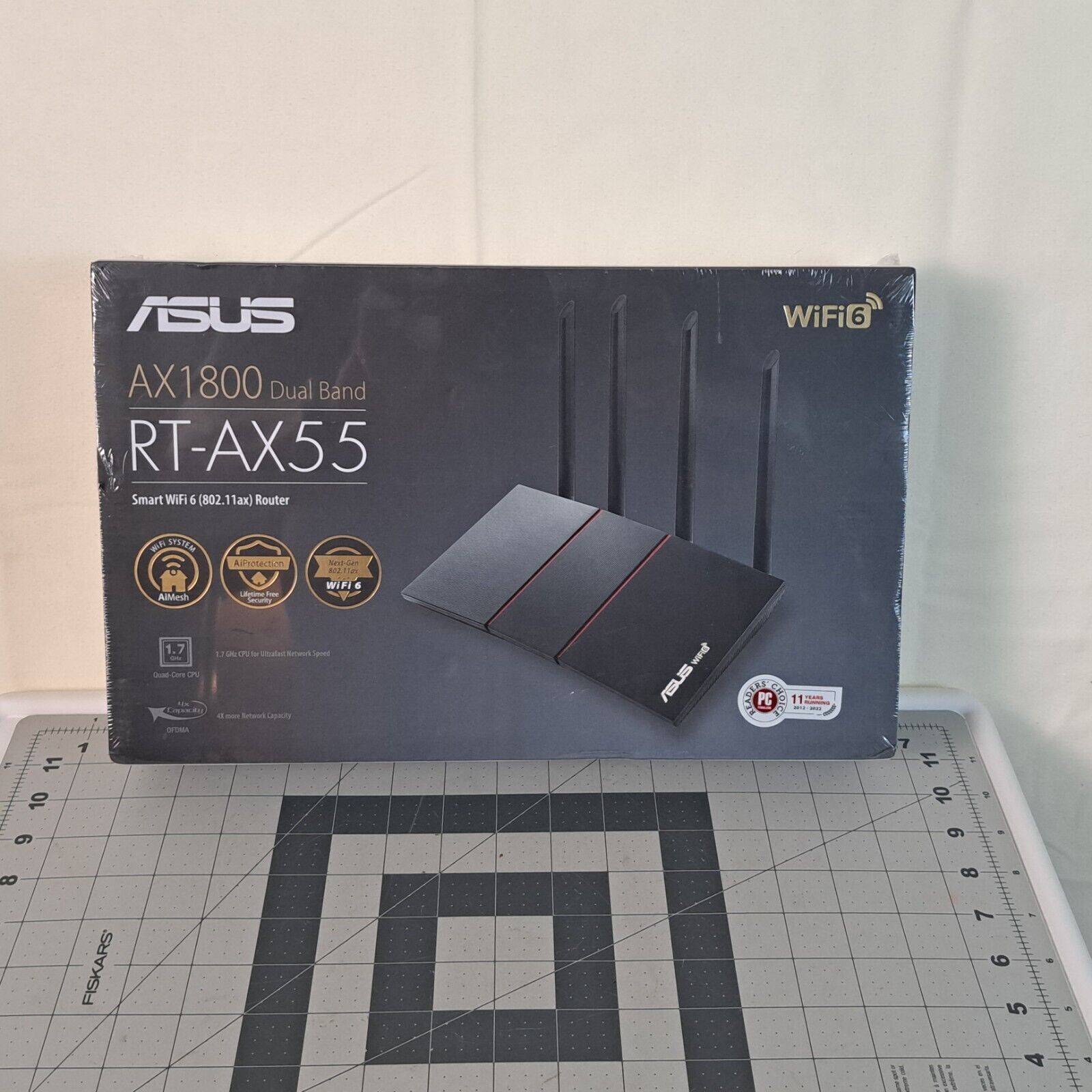 ASUS RT-AX55 AX1800 Dual-Band WiFi 6 Wireless Router new Network