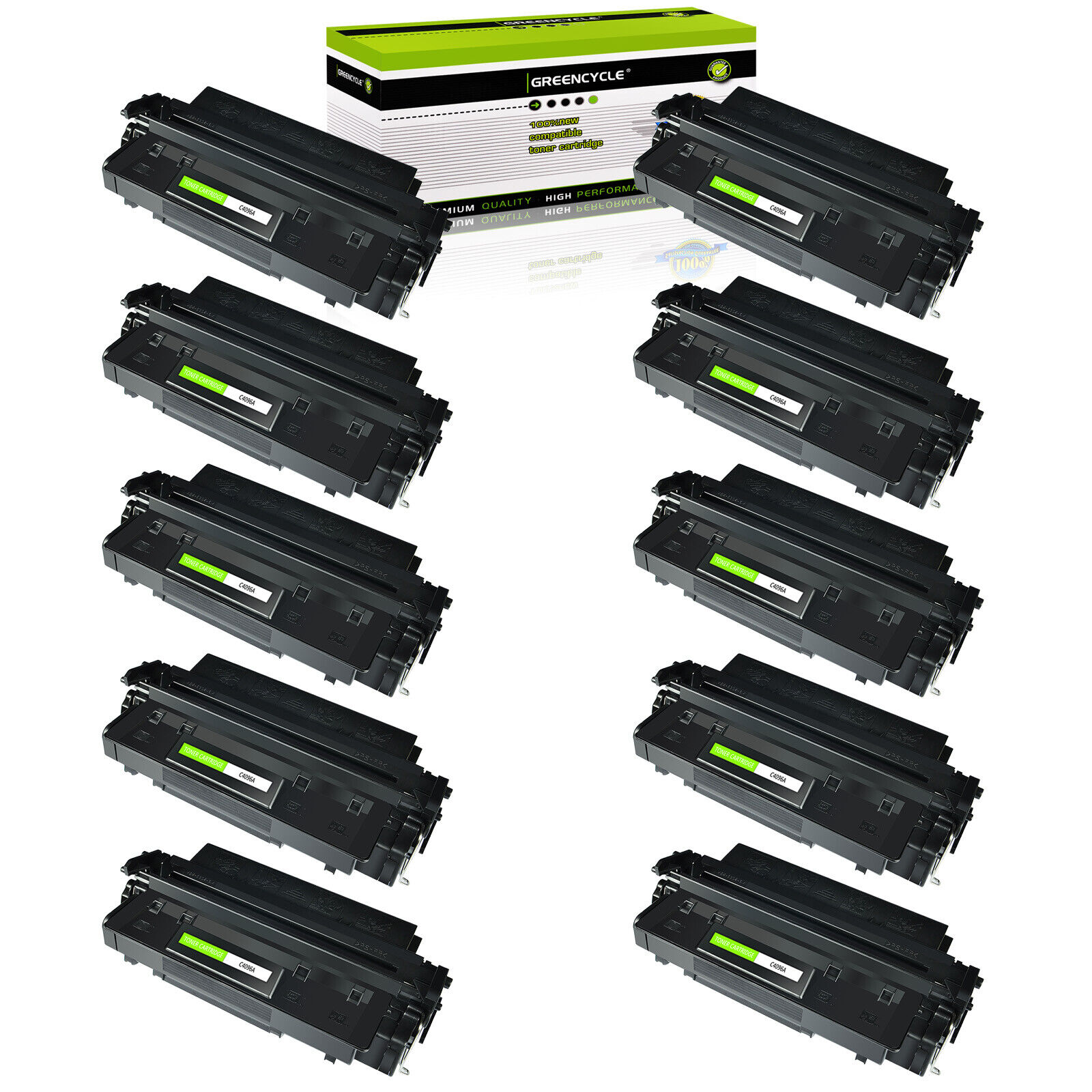 10PK C4096A 96A Toner Cartridges Compatible With HP LaserJet 2100se 2200dtn 2100