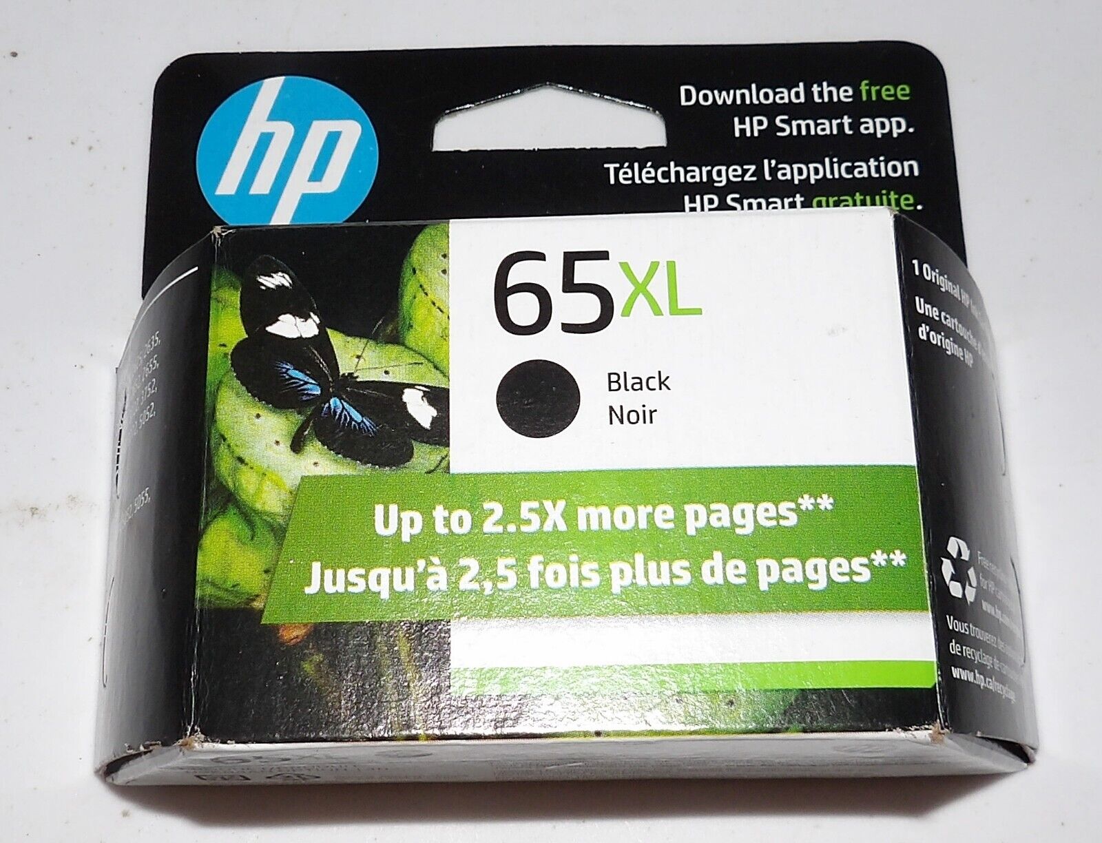 Genuine HP 65XL (N9K04AN) Black Ink Cartridge Dated 2025 NEW 65 XL
