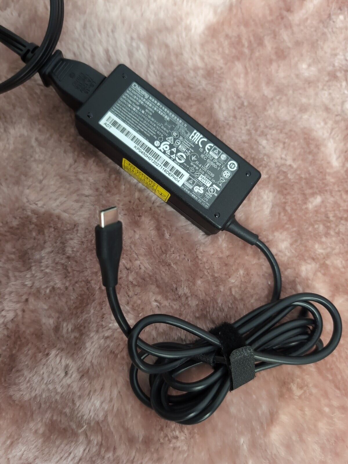Genuine 45W USB-C AC Power Supply Adapter Chicony A18-045N1A 20V 2.25A OEM