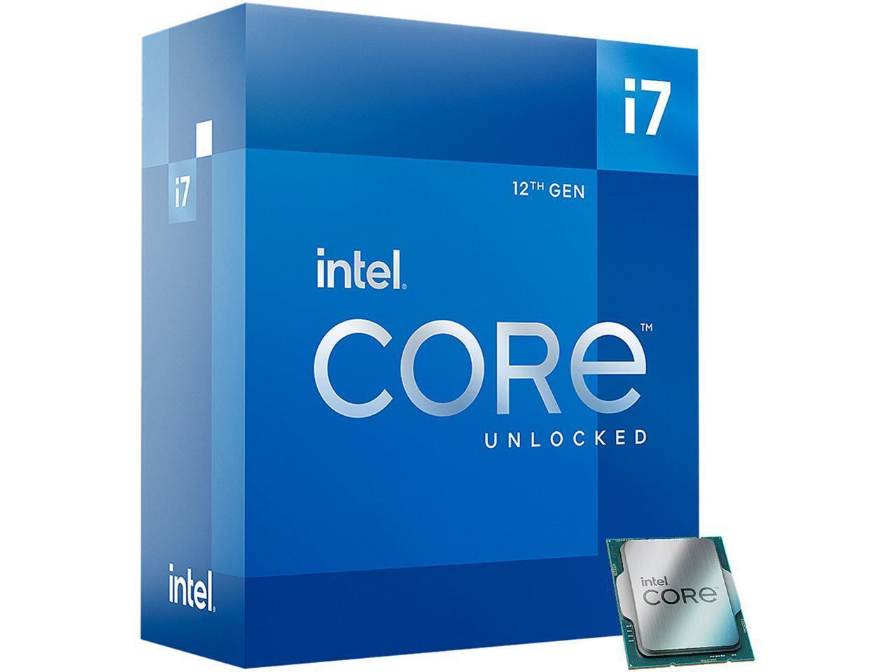 NEW Intel Core i7-12700K - 5.00GHz Turbo, 12 (8P+4E) Core / 20 Thread, LGA 1700