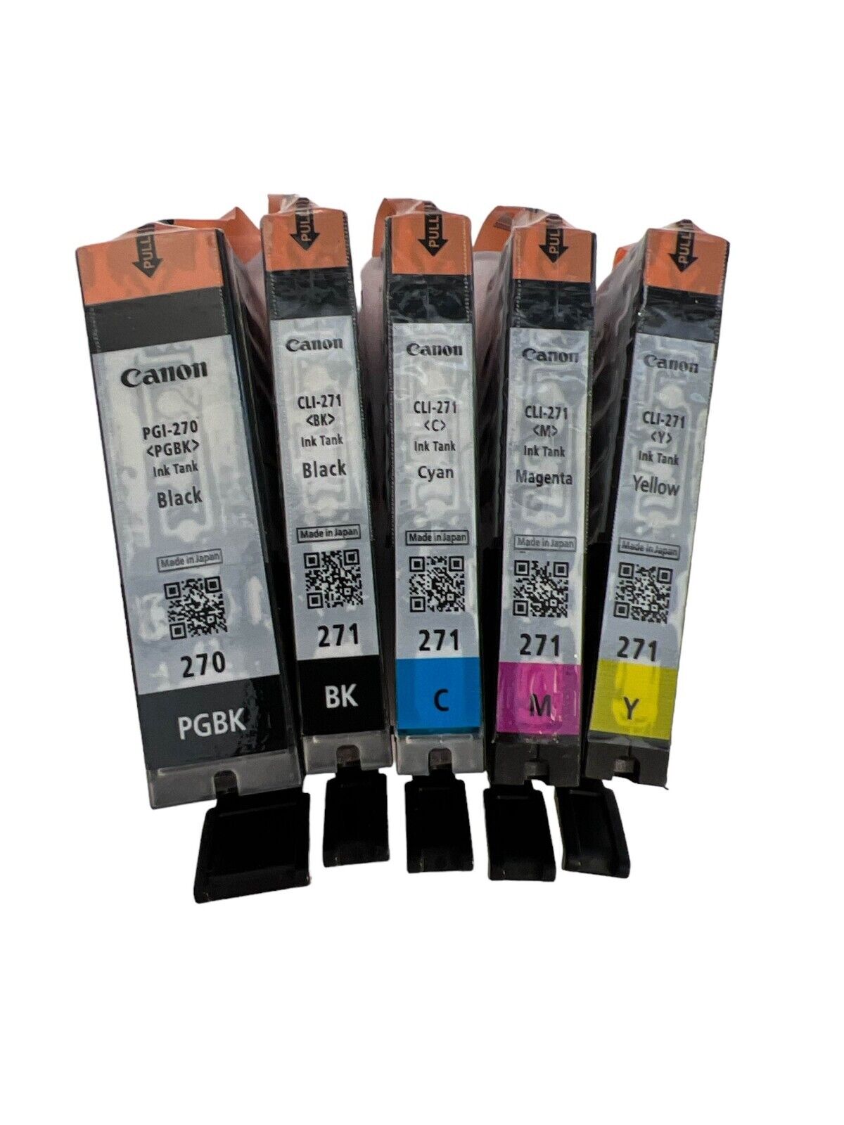 5 packs GENUINE Canon PGI-270 CLI-271 (NO Setup) Ink Cartridges
