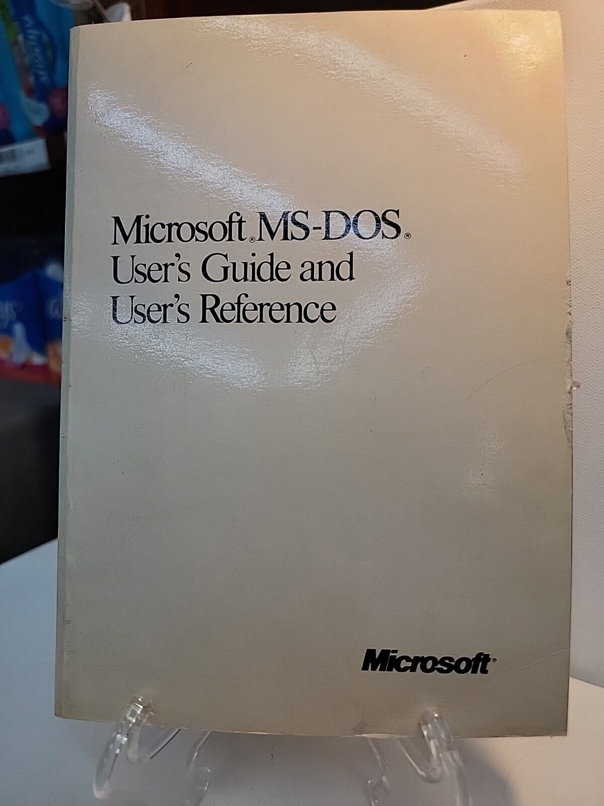 Microsoft MS-DOS User's Guide and User's Reference Version 4.0 Copyright '87-'88